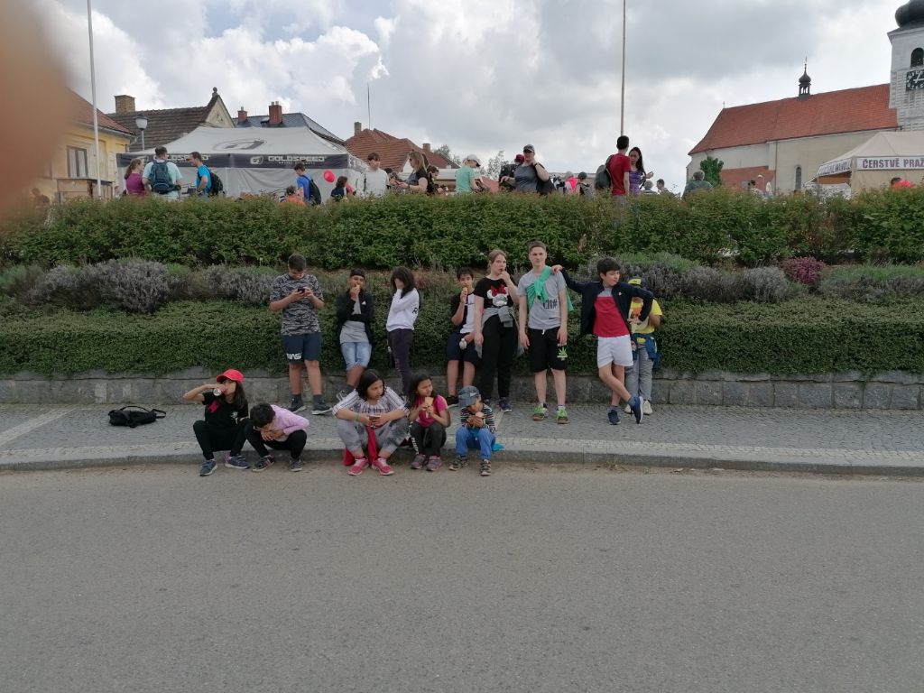 S dětmi jsme byli na pochodu Praha-Prčice